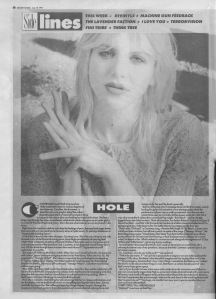 Hole in Sidelines 15th June 1991